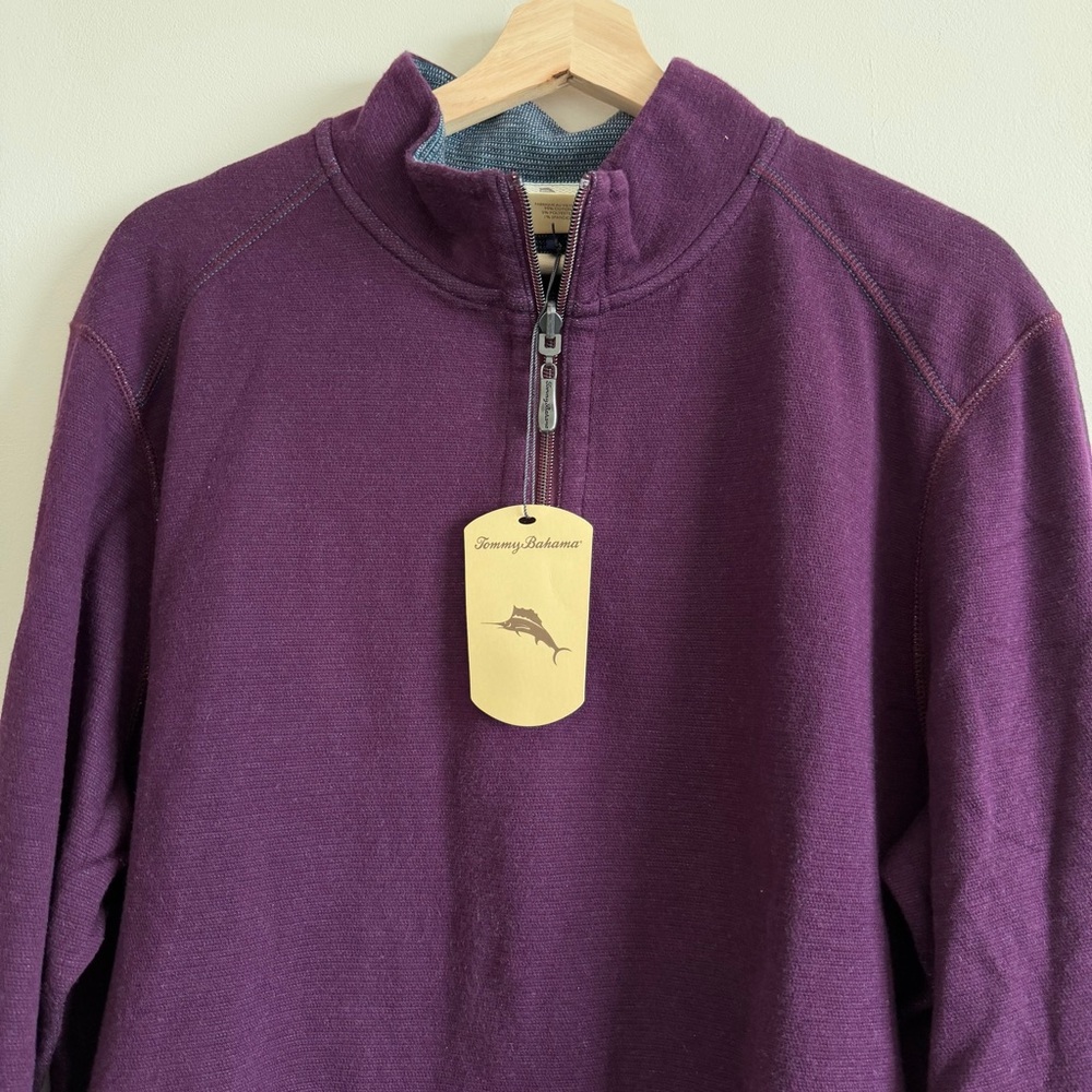 Tommy Bahama Alpine View Reversible Half Zip
Pullover - Picture 3 of 9